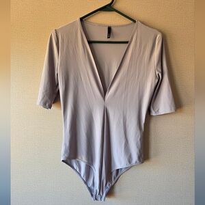 GoJane Soft Gray Bodysuit